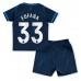 Chelsea Wesley Fofana #33 Replika Babykläder Borta matchkläder barn 2023-24 Korta ärmar (+ Korta byxor)
